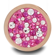 25mm Pink Stone Coin